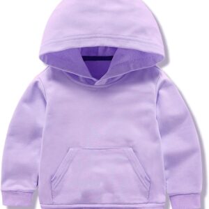 Toddler Sweatshirt Boys Girls Cotton Pullover Hoodie Casual Kids Long Sleeve Solid Fall Winter Hooded Tee Tops Blouse