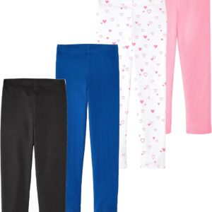 Baby & Toddler Girl Leggings - Machine-Washable Kid's Pants - Size  Pack Set
