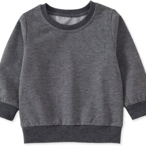 Baby Boy Sweatshirt Crewneck Long Sleeve Sweatshirt Infant Boy Pullover Top Clothes 3-24 Months